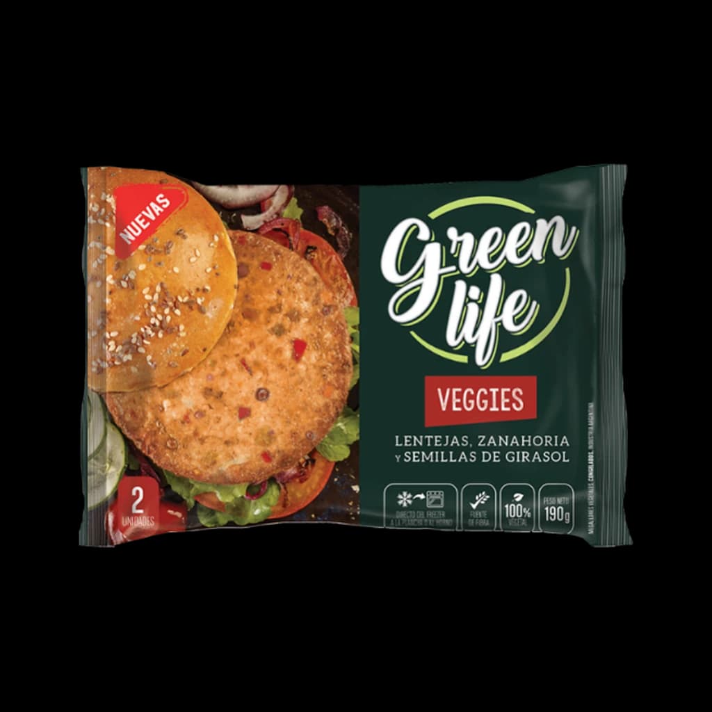 Green Life Veggies Lentejas y Zanahoria - 190 g