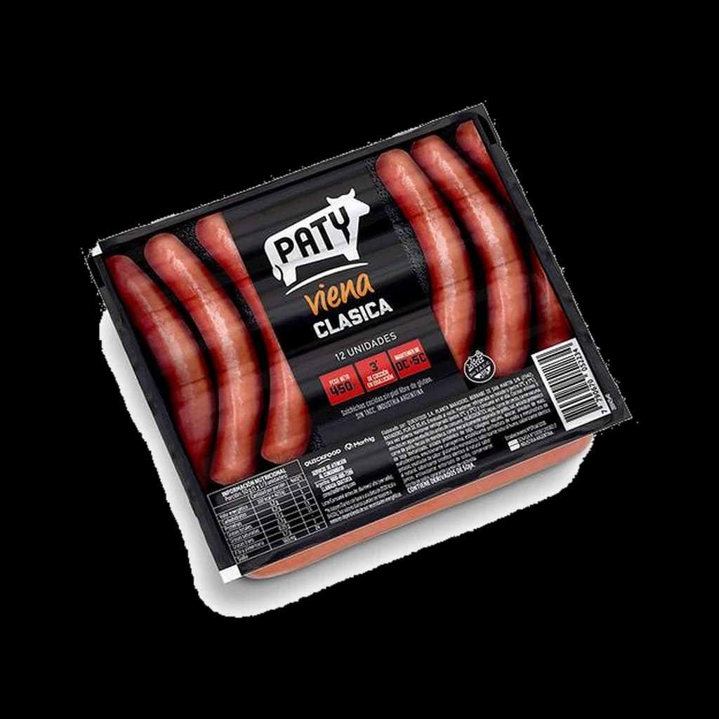 Paty Viena Clásica - 225 g · 6 unidades