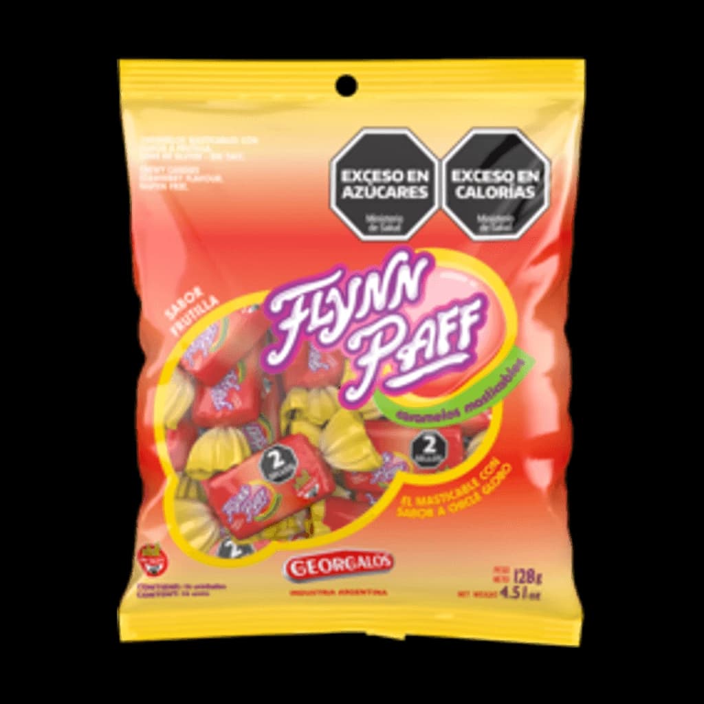 Flynn Paff Frutilla - 8 g, 16 unidades · Bolsa