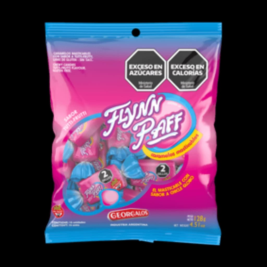 Flynn Paff Tutti Frutti - 8 g, 16 unidades · Bolsa
