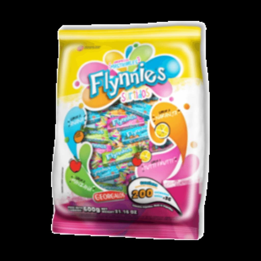 Flynnies Frutales Surtidos - 3 g, 200 unidades