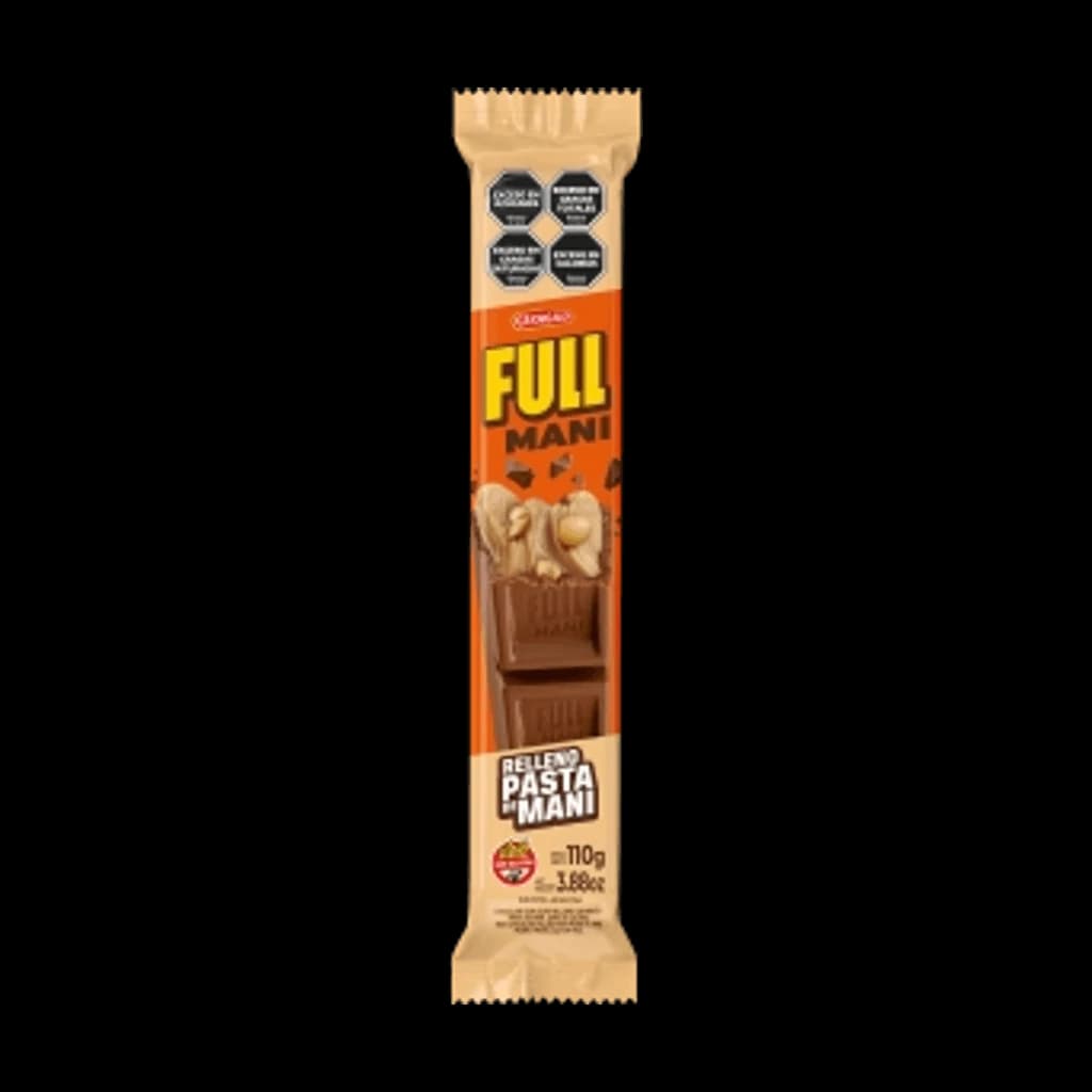 Full Maní Relleno Pasta de Maní - 110 g, 10 unidades · Display