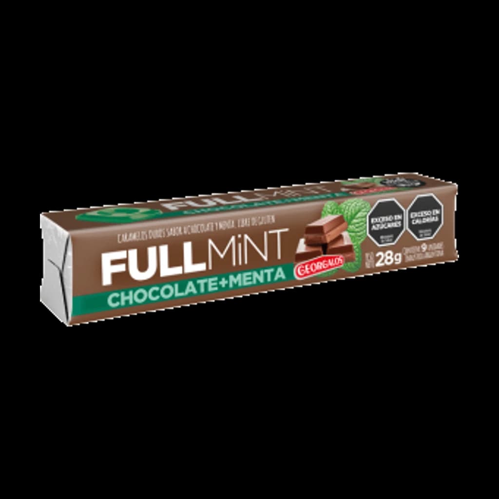 Fullmint Chocolate + Menta - 28 g, 12 unidades