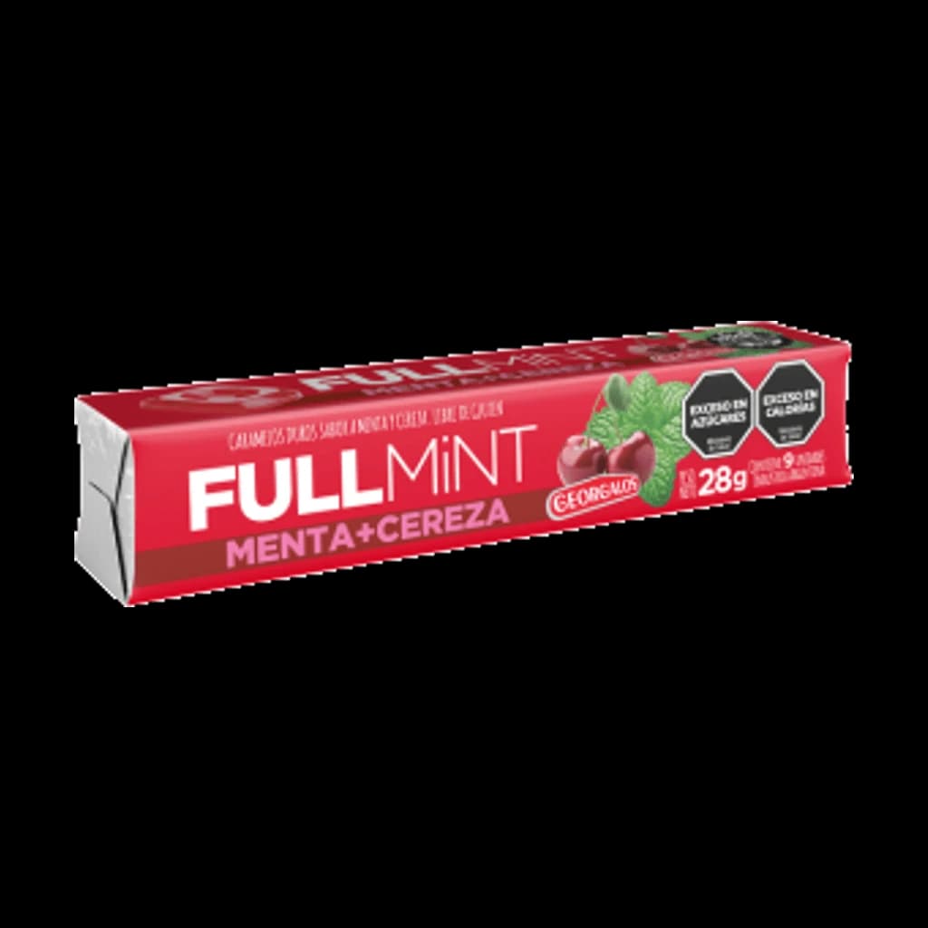 Fullmint Menta + Cereza - 28 g, 12 unidades