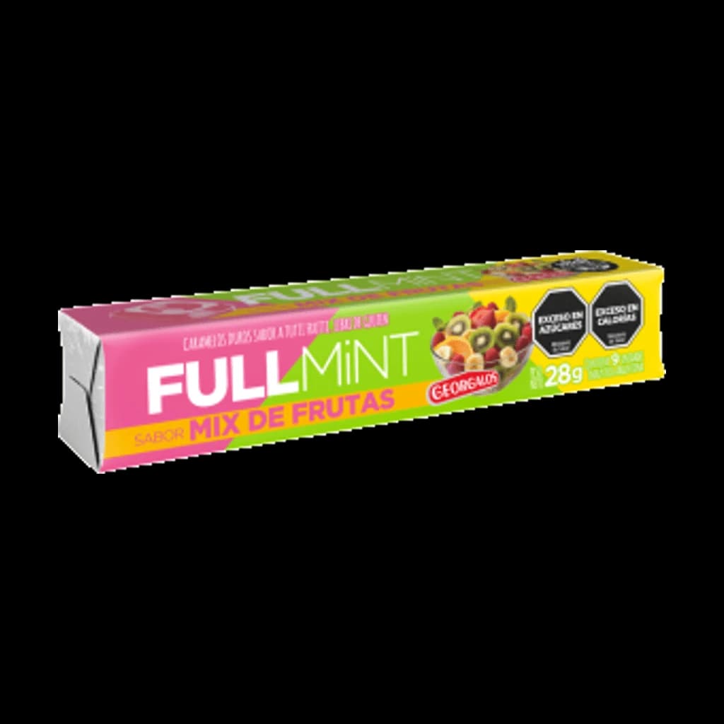 Fullmint Mix de Frutas - 28 g, 12 unidades