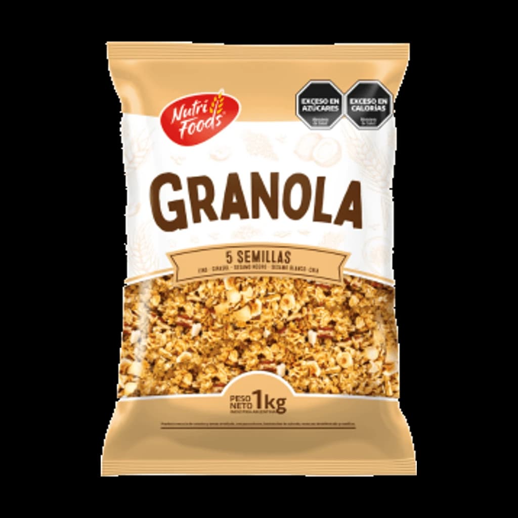 Granola 5 Semillas - 1 kg, 7 unidades