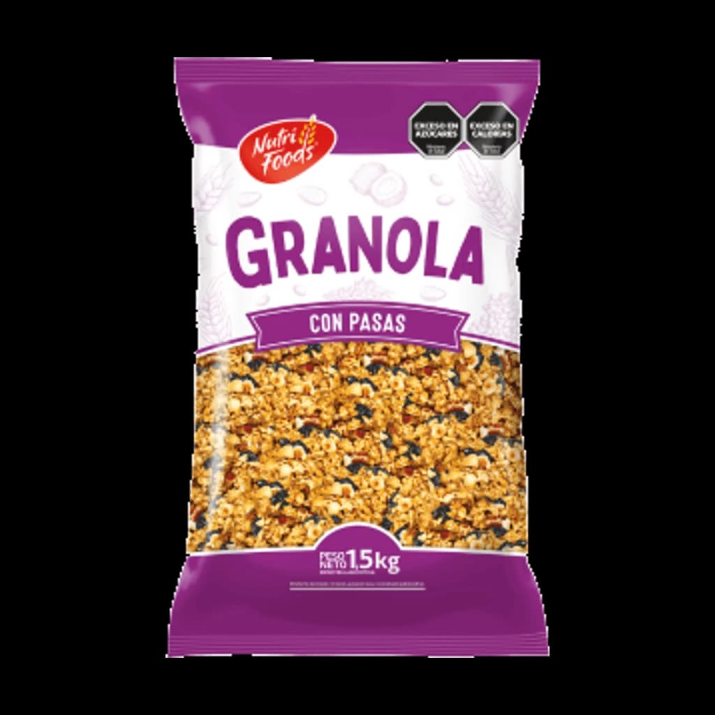 Granola con Pasas - 1,5 kg, 5 unidades