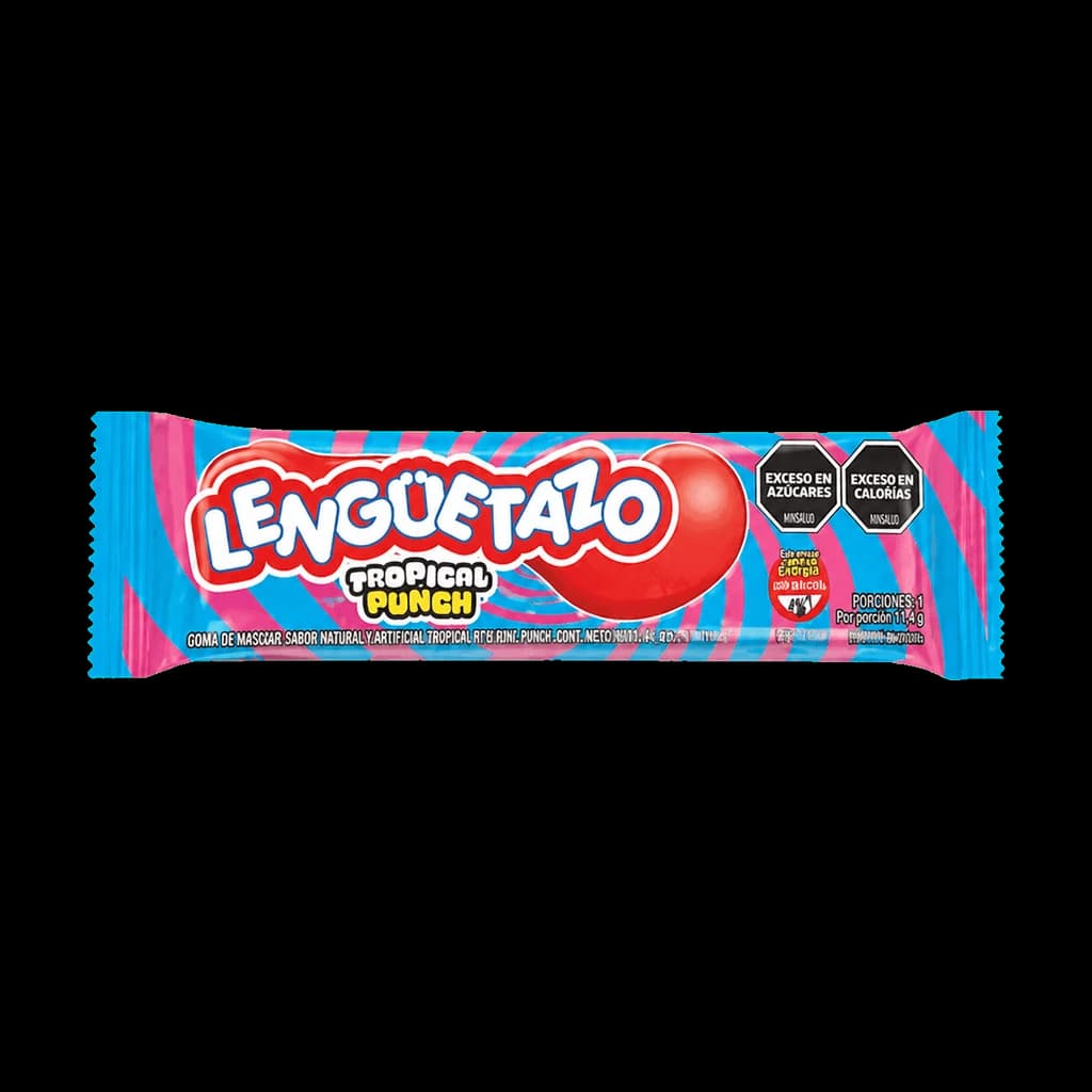 Lengüetazo Tropical Punch - 13 g, 32 unidades · Display
