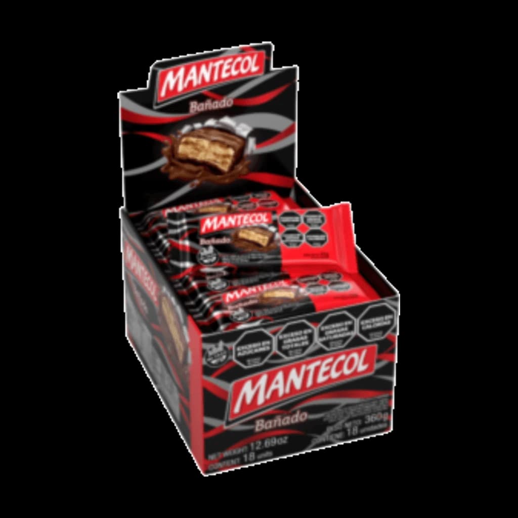 Mantecol Bañado - 20 g, 18 unidades · Display
