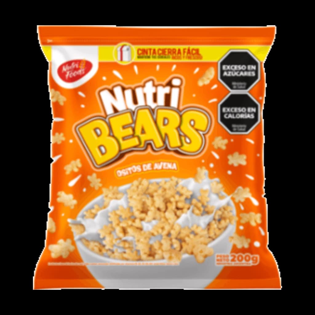 NutriKids Ositos de Avena - 200 g, 20 unidades