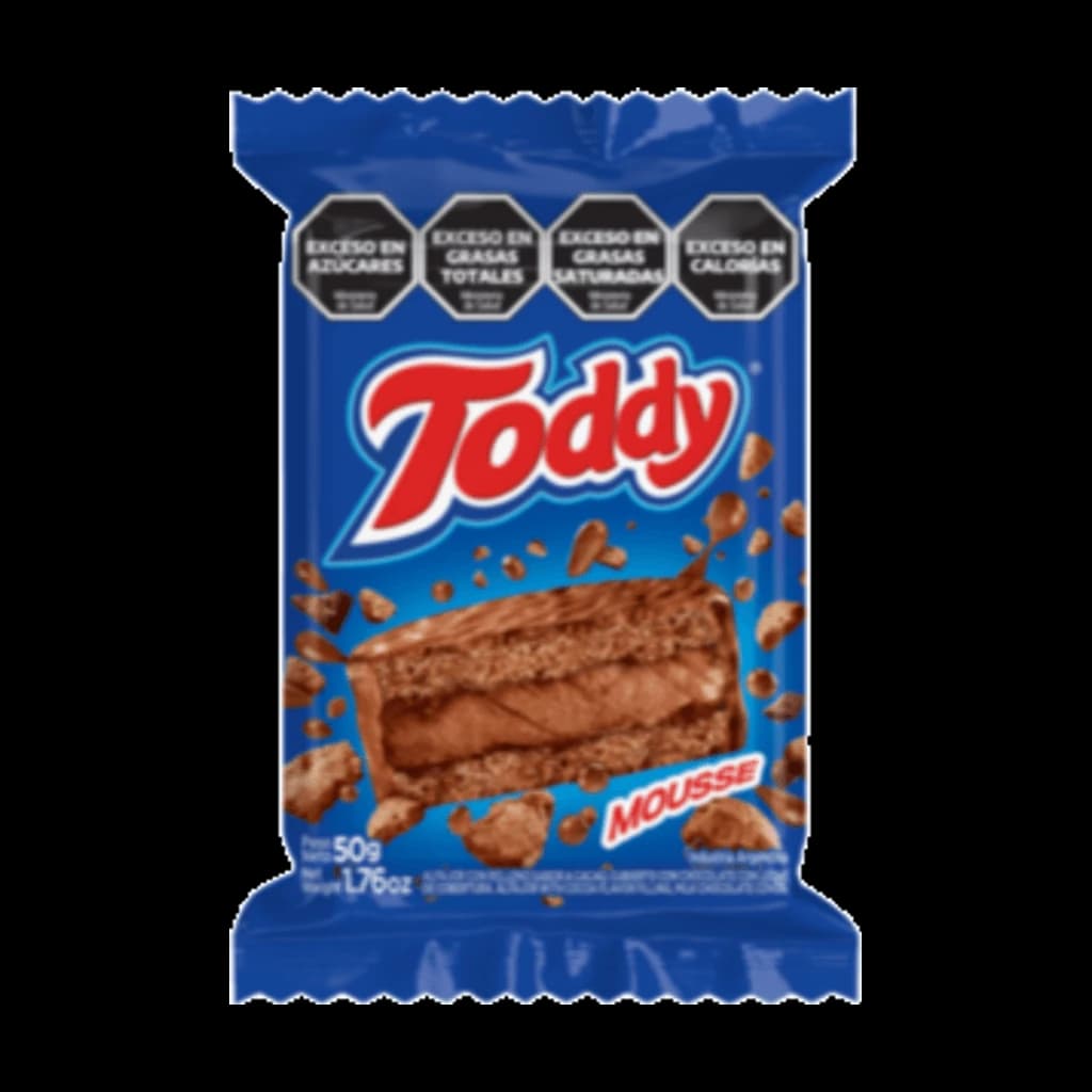 Toddy Alfajor Mousse - 50 g, 24 unidades