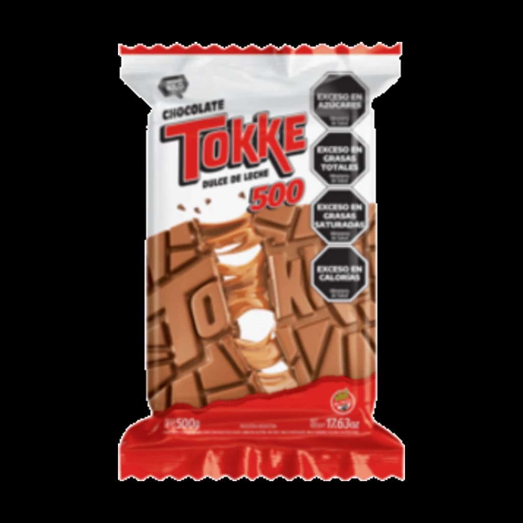 Tokke Leche relleno Dulce de Leche - 500 g, 8 unidades
