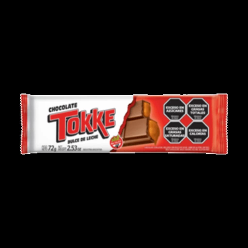 Tokke Leche relleno Dulce de Leche - 72 g, 24 unidades