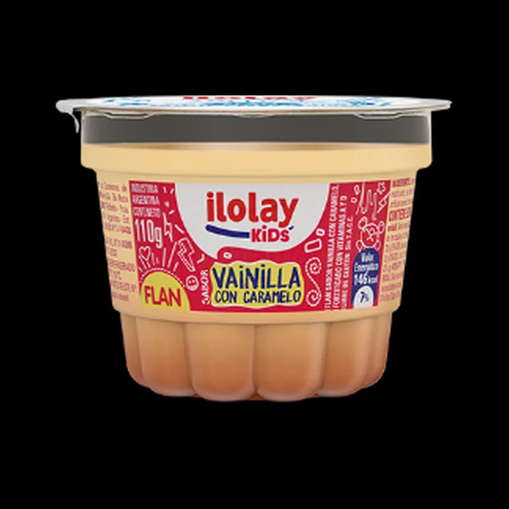 Ilolay Flan Kids Vainilla con Caramelo - 110 g