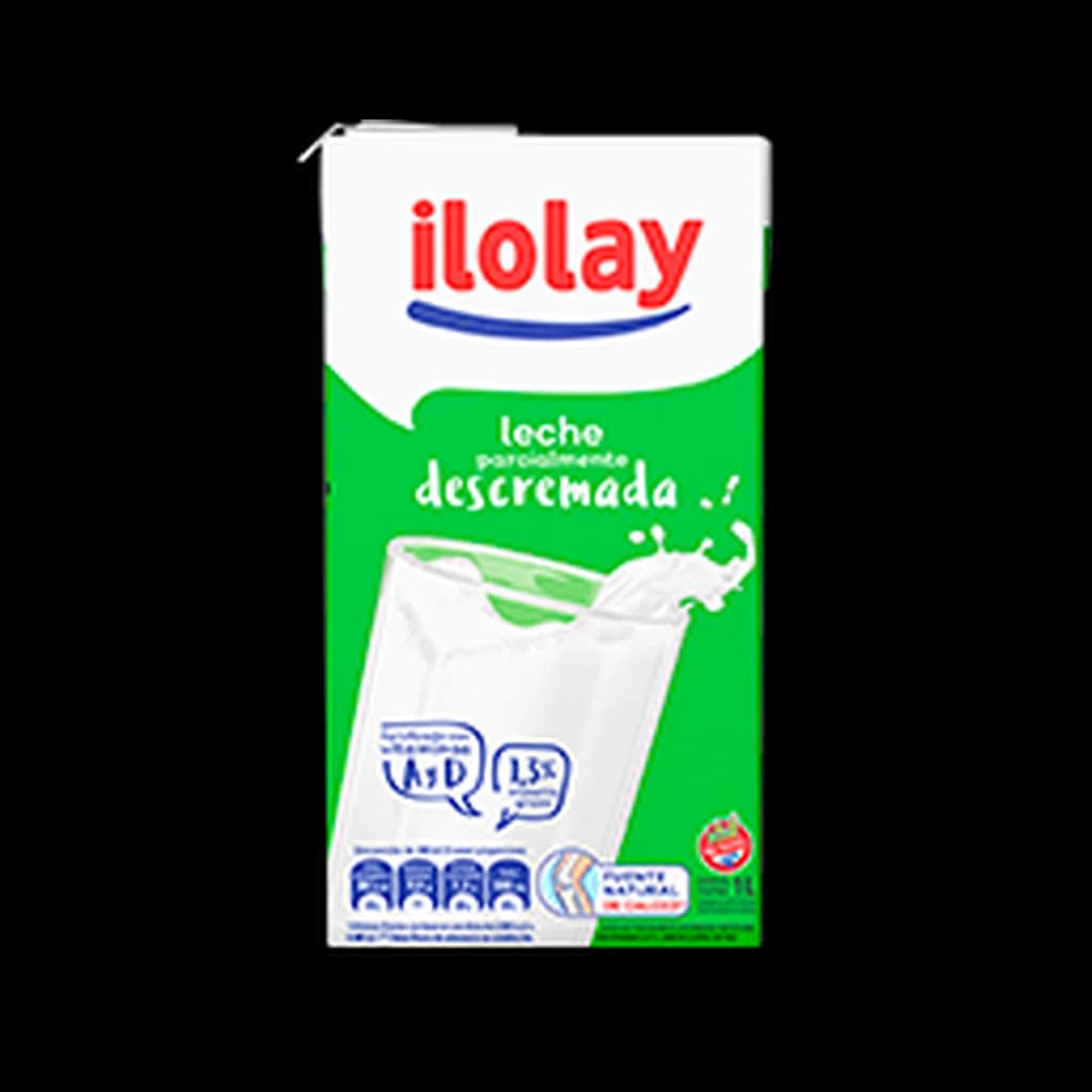 Ilolay Leche Parcialmente Descremada - 1 l