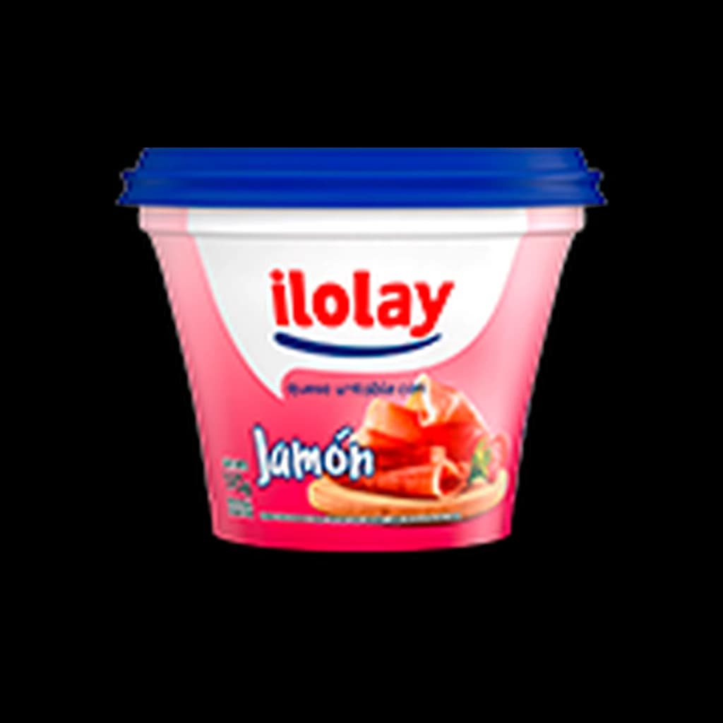 Ilolay Queso Untable Jamón - 190 g