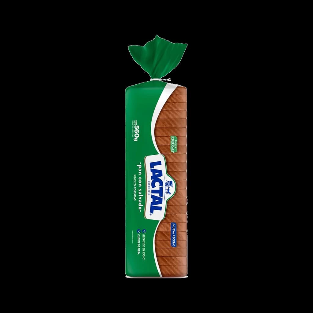 Lactal Pan Salvado Familiar - 560 g