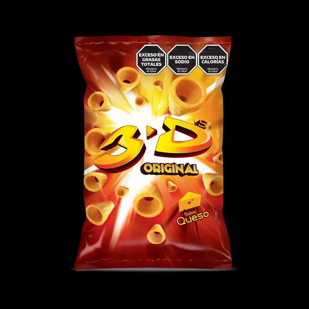 3D Mega Queso - 23 g · 43 g · 85 g · 143 g