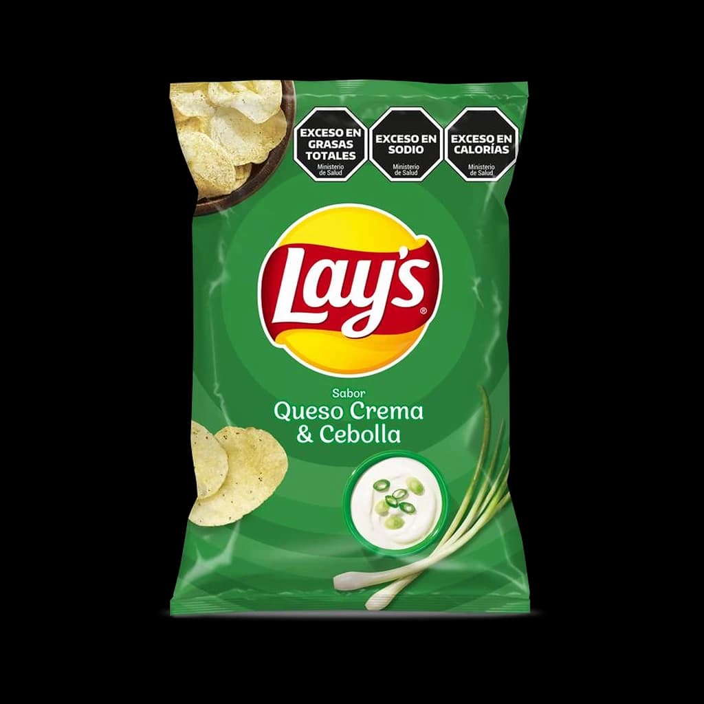 Lay's Queso Crema y Cebolla - 34 g · 77 g