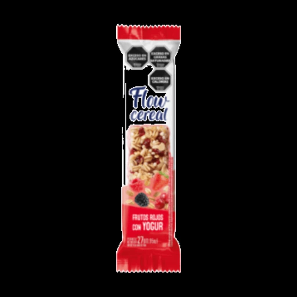 Flow Cereal Frutos Rojos con Yogur - 27 g, 20 unidades · Display