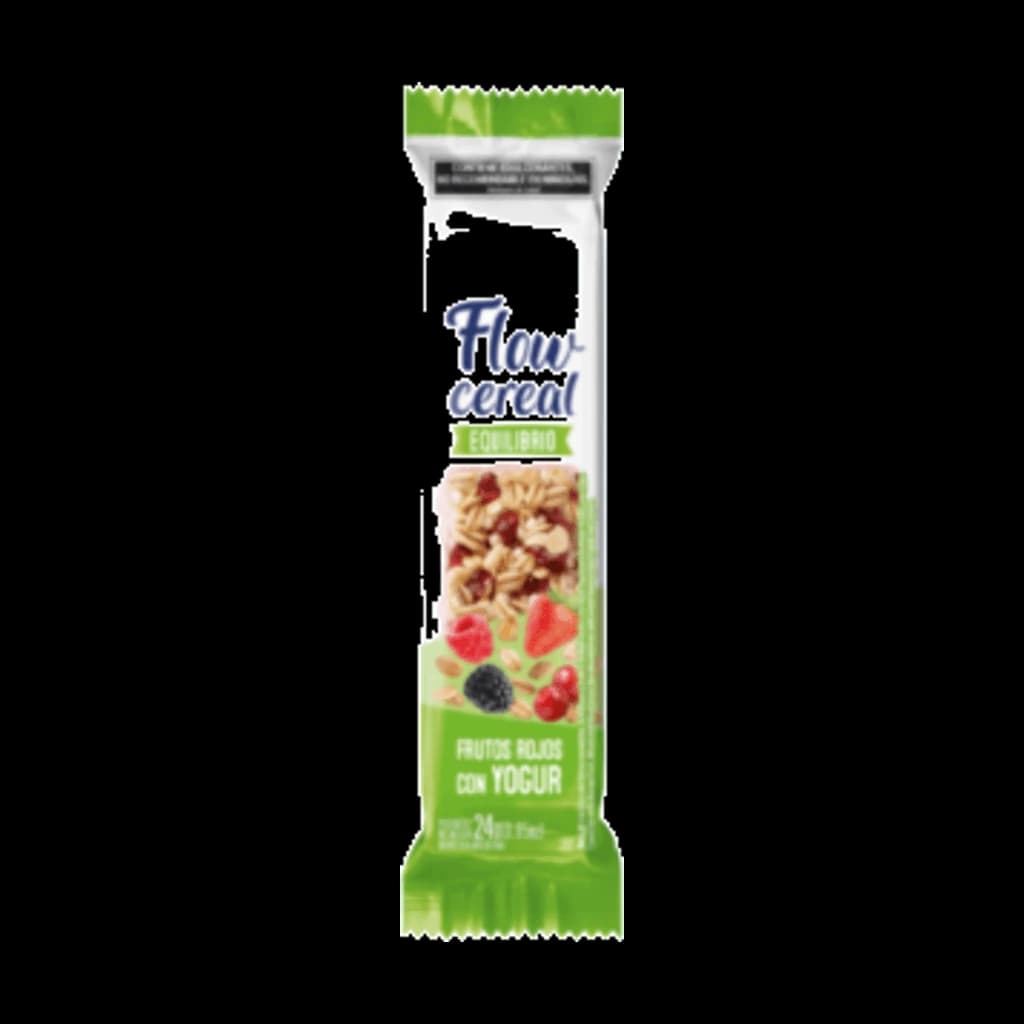 Flow Cereal Frutos Rojos con Yogur Equilibrio - 24 g, 20 unidades · Display