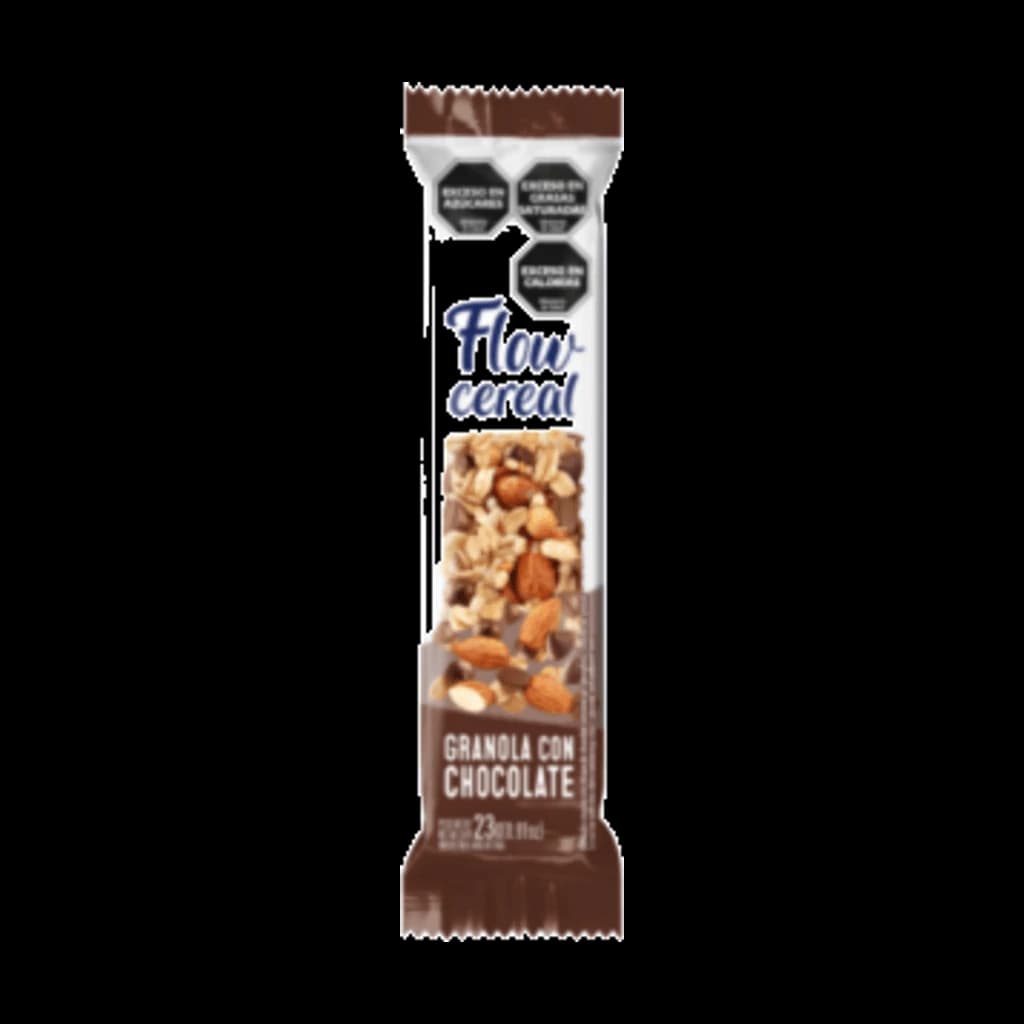 Flow Cereal Granola con Chocolate - 23 g, 20 unidades · Display