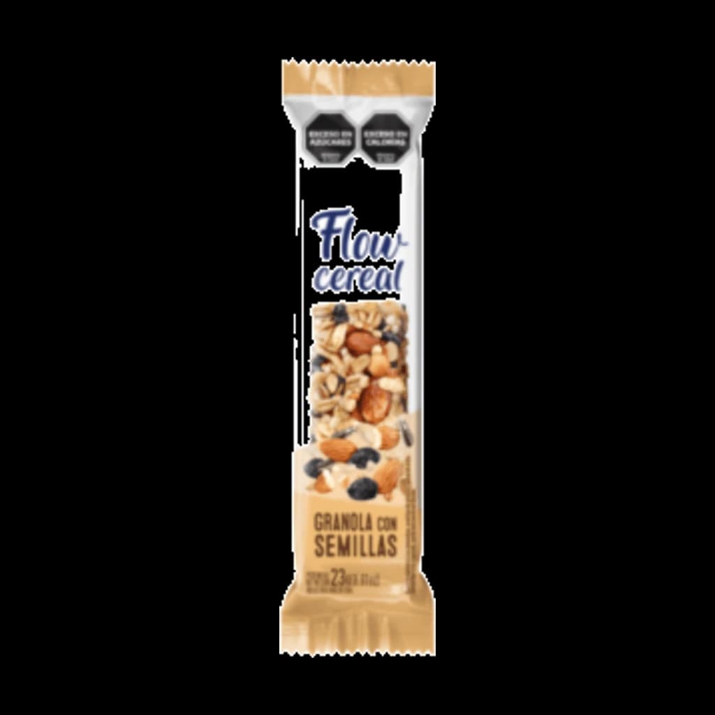 Flow Cereal Granola con Semillas - 23 g, 20 unidades · Display