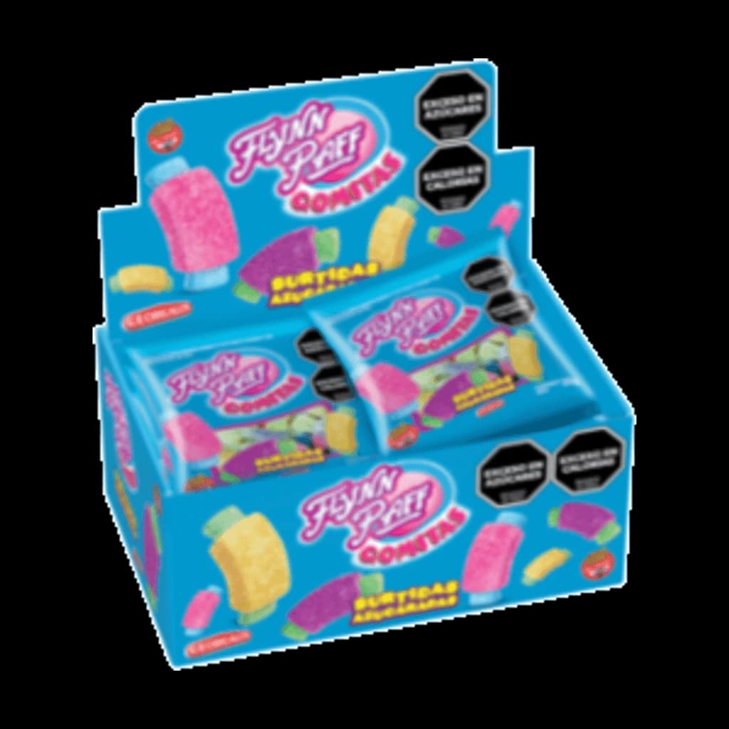 Flynn Paff Gomitas Surtidas Azucaradas - 30 g, 12 unidades · Display