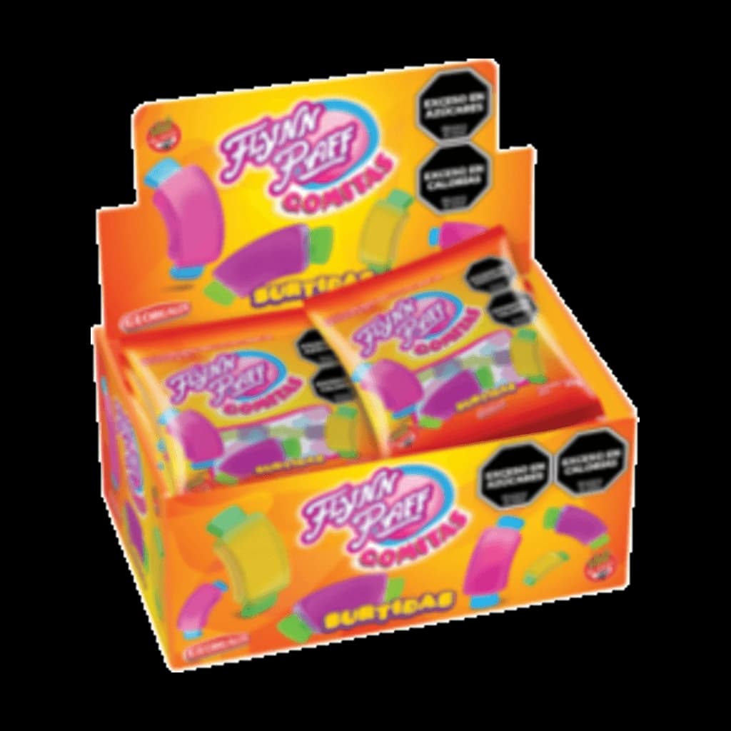 Flynn Paff Gomitas Surtidas Simples - 30 g, 12 unidades · Display