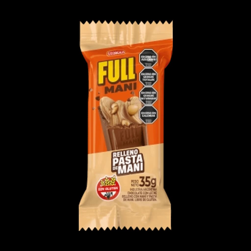 Full Maní Bombón / Relleno Pasta de Maní - 35 g, 15 unidades · Display