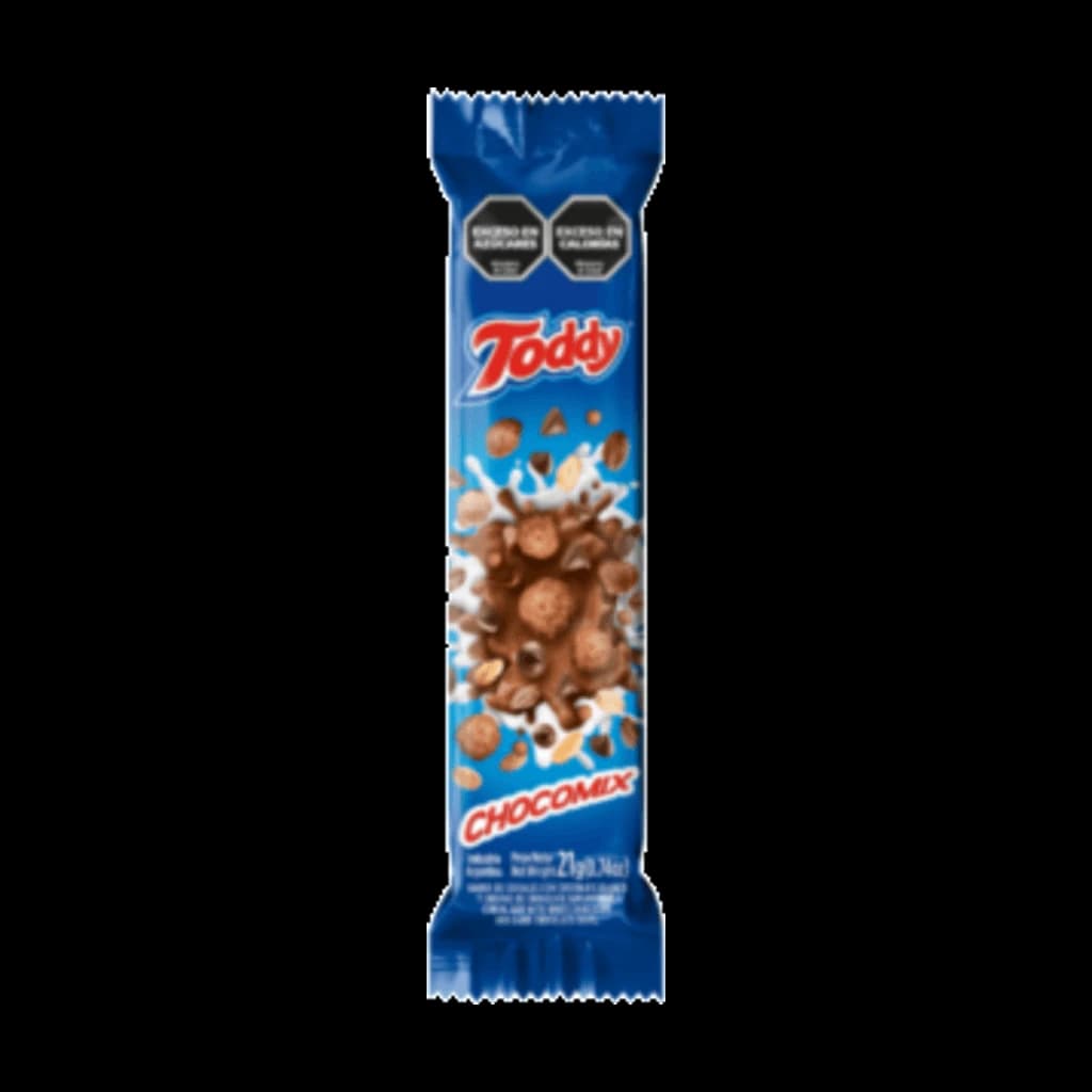 Toddy Barra de Cereal con Chocolate Blanco y Chocolate Semiamargo - 21 g, 20 unidades · Display