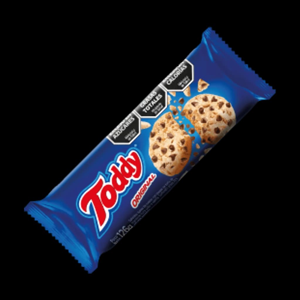 Toddy Galletas con Chispas de Chocolate - 126 g, 24 unidades